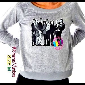 Beverly Hills 90210 Juniors' TV Show Loungewear Long Sleeve Top
